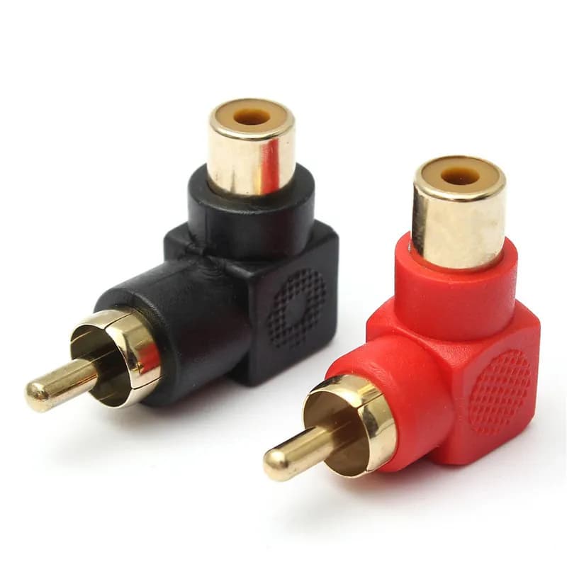 RCA M / F 90 ° Audio Adapter