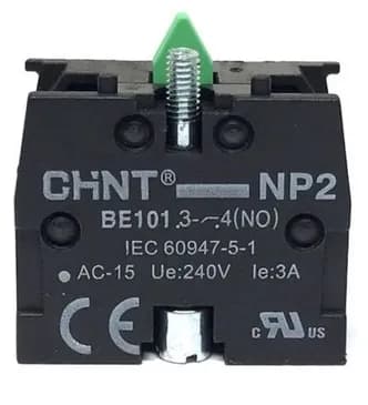 BE101 NP2 Button Contact  Normally Open