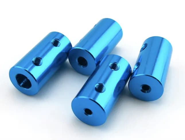Stepper Motor 5x5x25mm  Coupling Coupler (Blue)