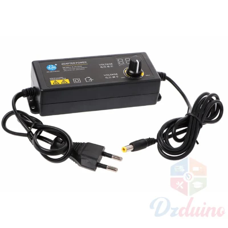 120W 3-12V 10A Adjustable Adapter With Voltage Display