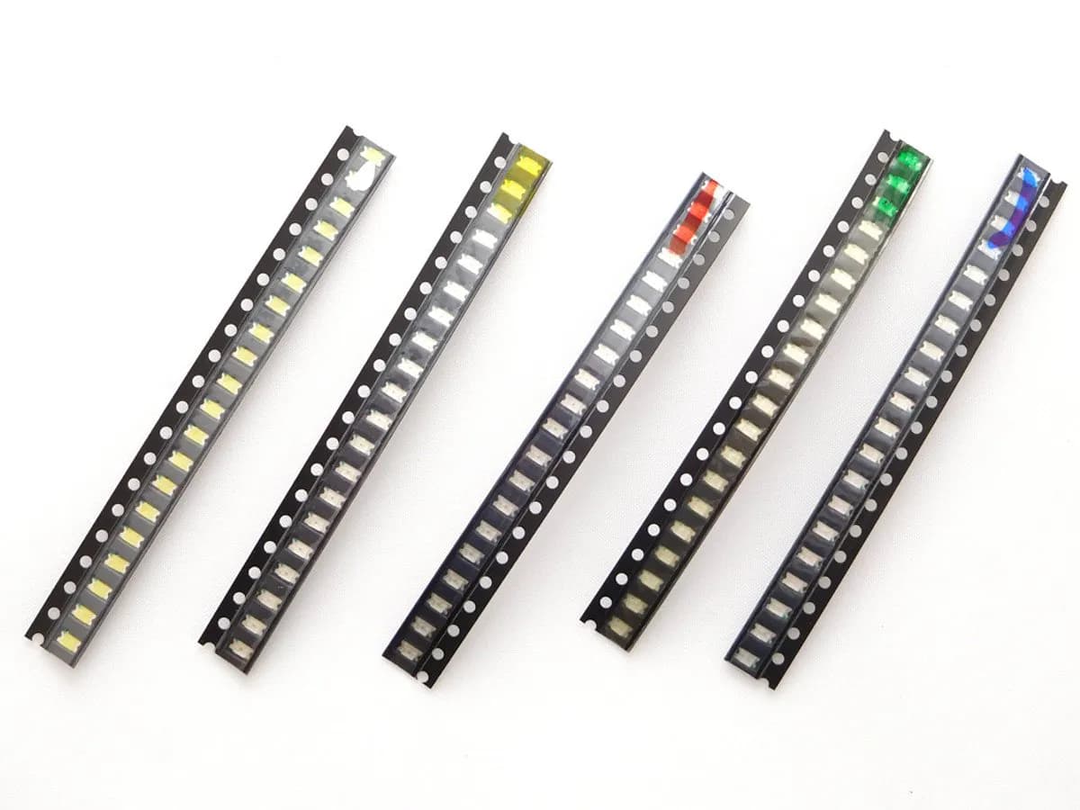 SMD LED  1206 Red Yellow Blue Green White Orange