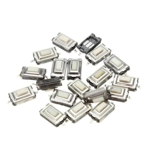 SMD PCB Tactile Push Button Switch 2 Pin 6 x 3.5 x 2.5mm