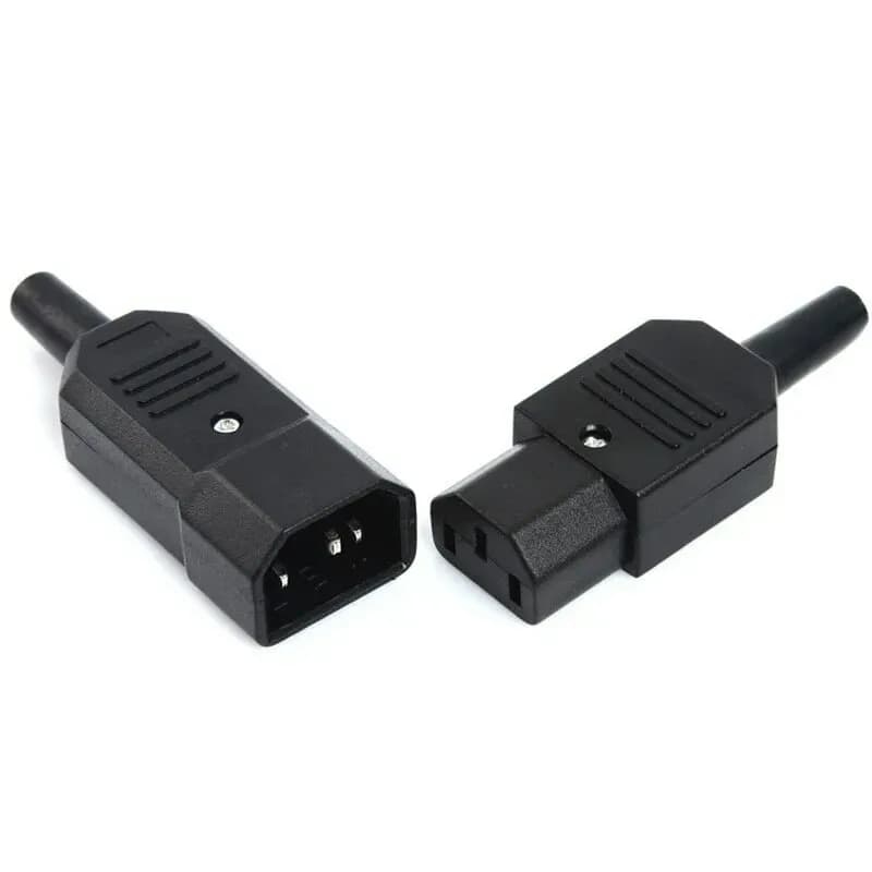 IEC Connector10A 250V 3 pin Male/femele