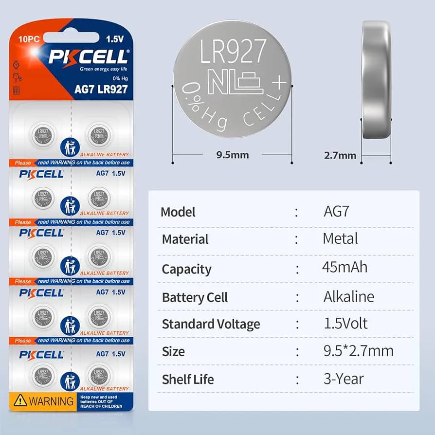 LR927 AG7 1.5V Watch Battery (1PCS)