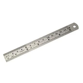 Steel rule 15cm