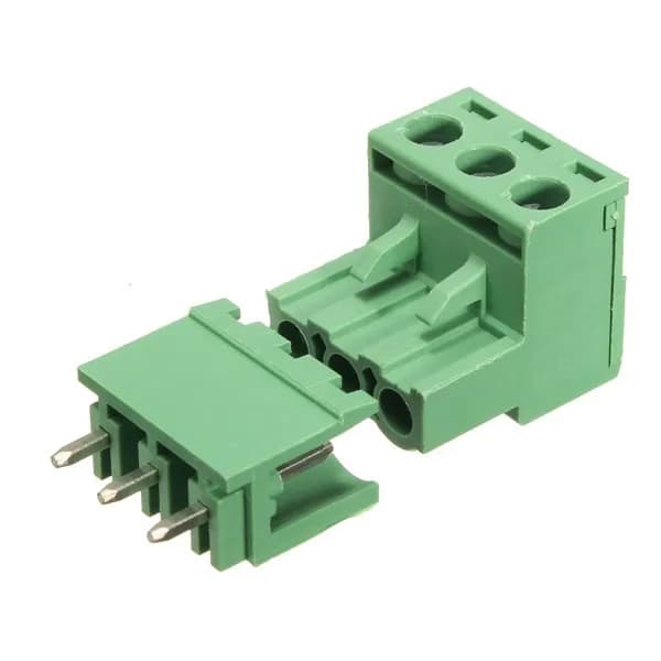 5.08mm Right Angle Screw Terminal block - 3 pin