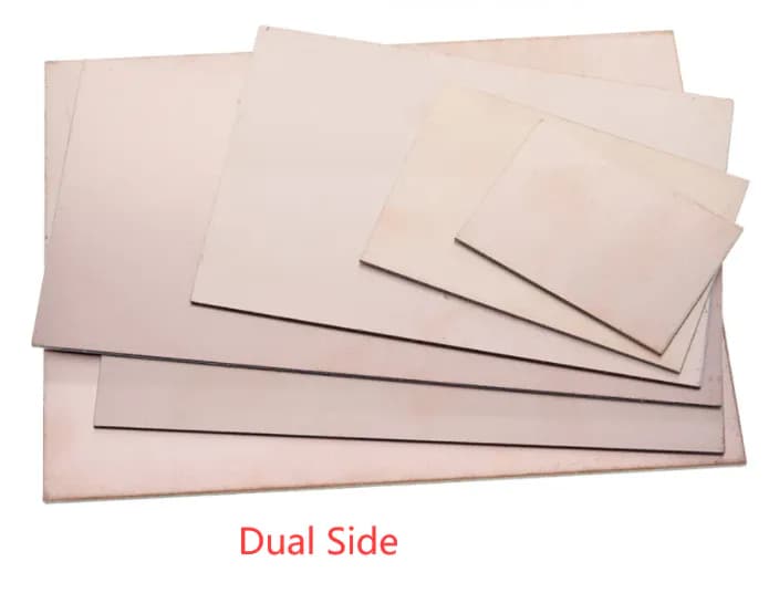 Double Sided Copper Plate for PCB 10X20cmX1.5mm