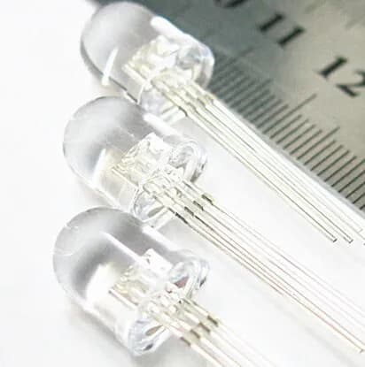 10mm RGB LED 4pin Super bright Common Cathode 