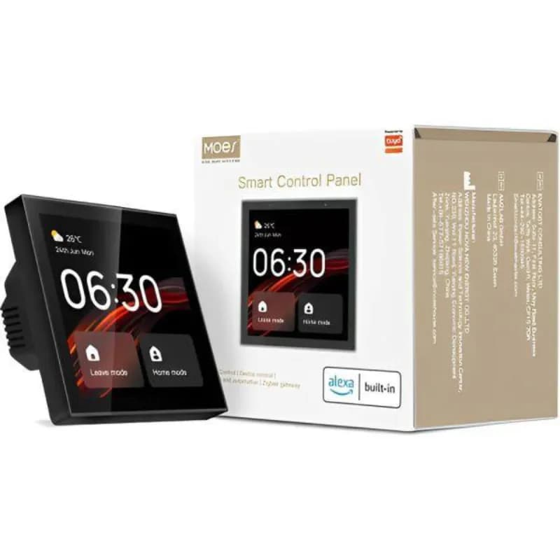 MOES CCP-TY-EU-LN – 4" Smart Home Control Panel with Built-in Zigbee Gateway &amp; Alexa