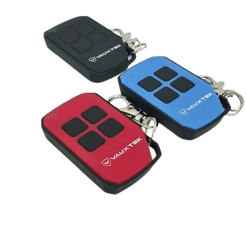 VAUXTEK D4 4-BUTTON REMOTE CONTROL – 433.92 MHZ – BLUE