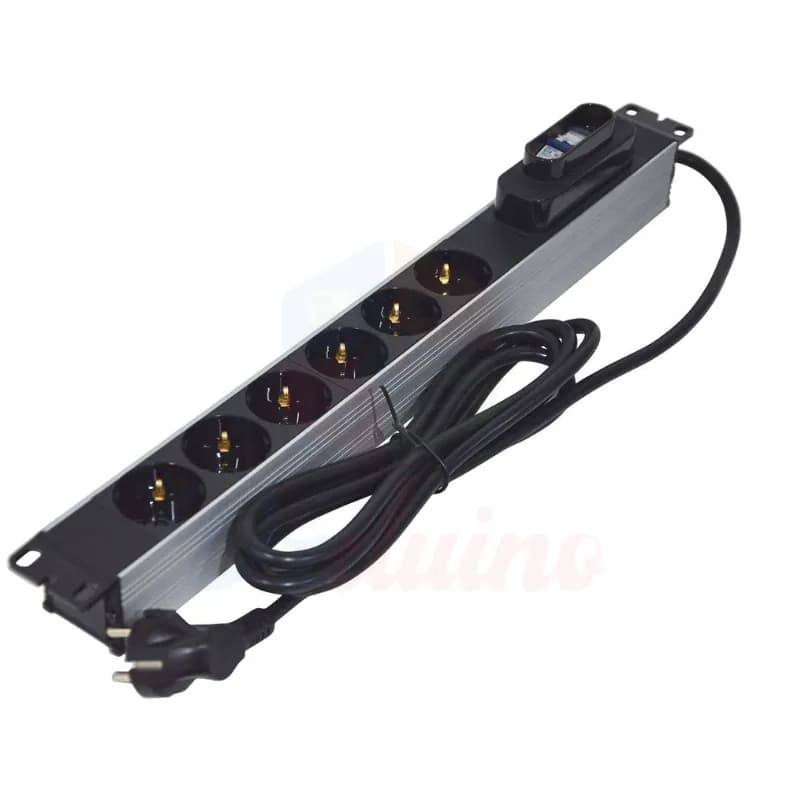 sigma 19"/1u aluminum power strip