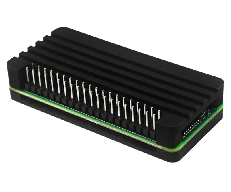 Raspberry Pi Zero 2 W Aluminum Case Vertical GPIO