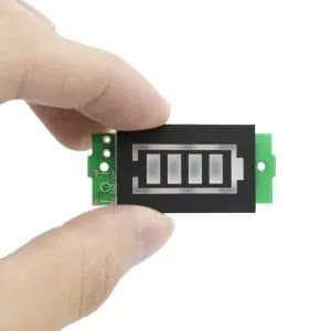 Lithium Battery Capacity Indicator Module 3S 12.6V blue
