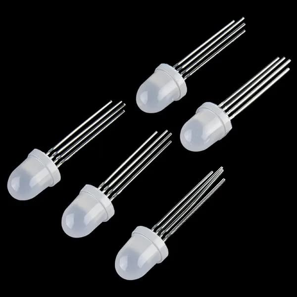 LED - RGB Addressable, PTH, 5mm APA106