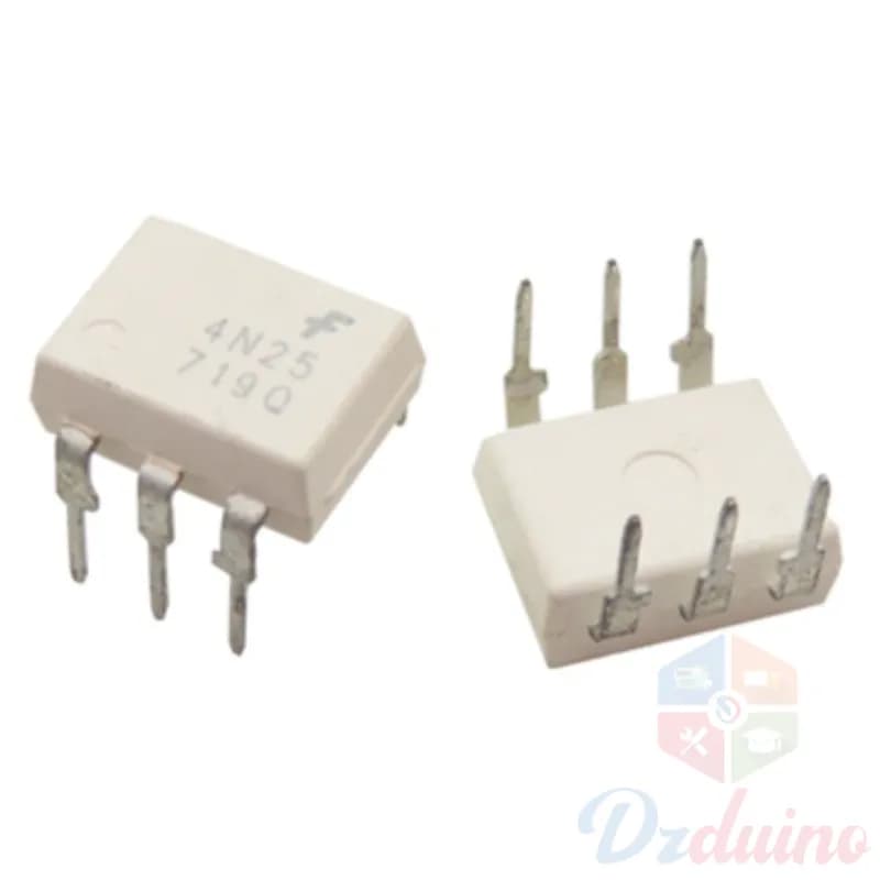 4N25M DC Input Optocoupler, Through Hole, 6-Pin PDIP
