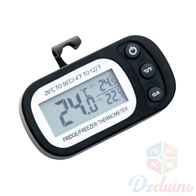 Waterproof Refrigerator Freezer Thermometer with hook