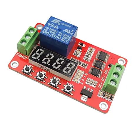 12V DC Multifunction Self-lock Relay PLC