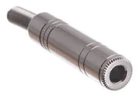  Metal 6.35 mm female 1/4 " stereo jack socket connector