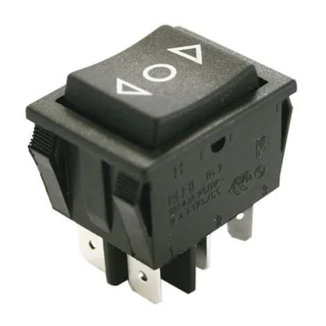 KCD1 on - off - on electronics rocker switch 250V 6A 6PIN