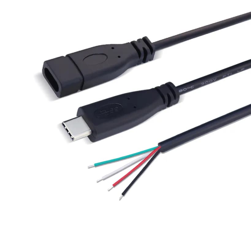 Type-c Single head cable Male/Female