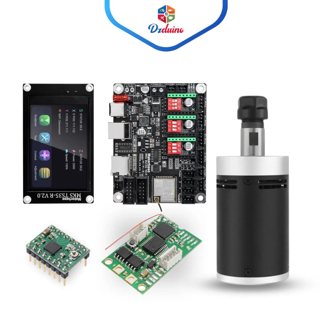 10000rpm brushless DC motor kit, 24V drive board with cable