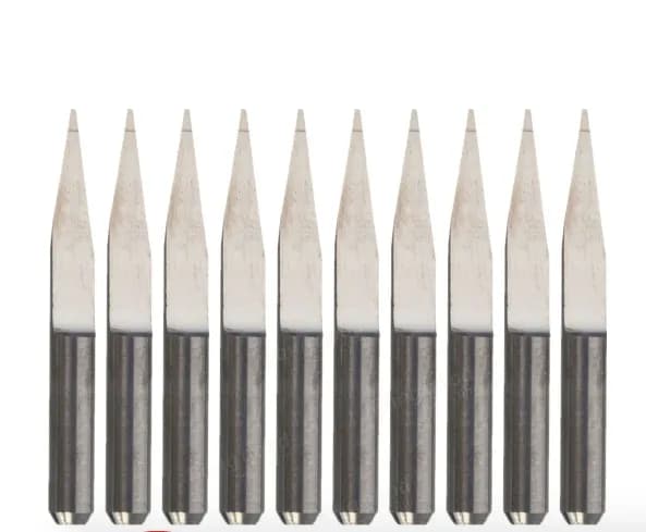 20 Degree 0.5-3.175mm Carbide PCB Engraving Bits End Mill Cutter