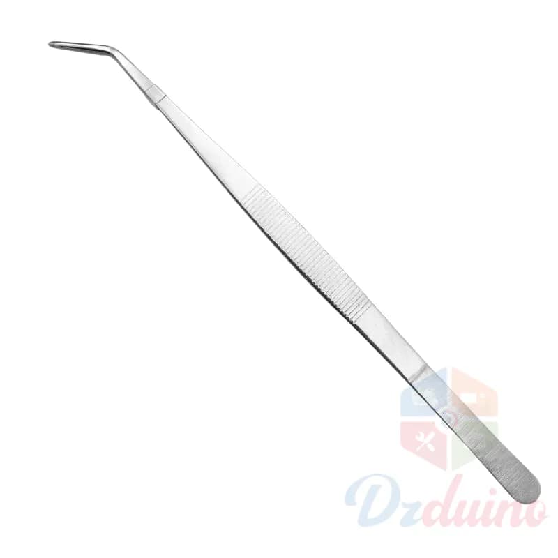 Elbow Head 430 Stainless Steel Tweezers 14 cm