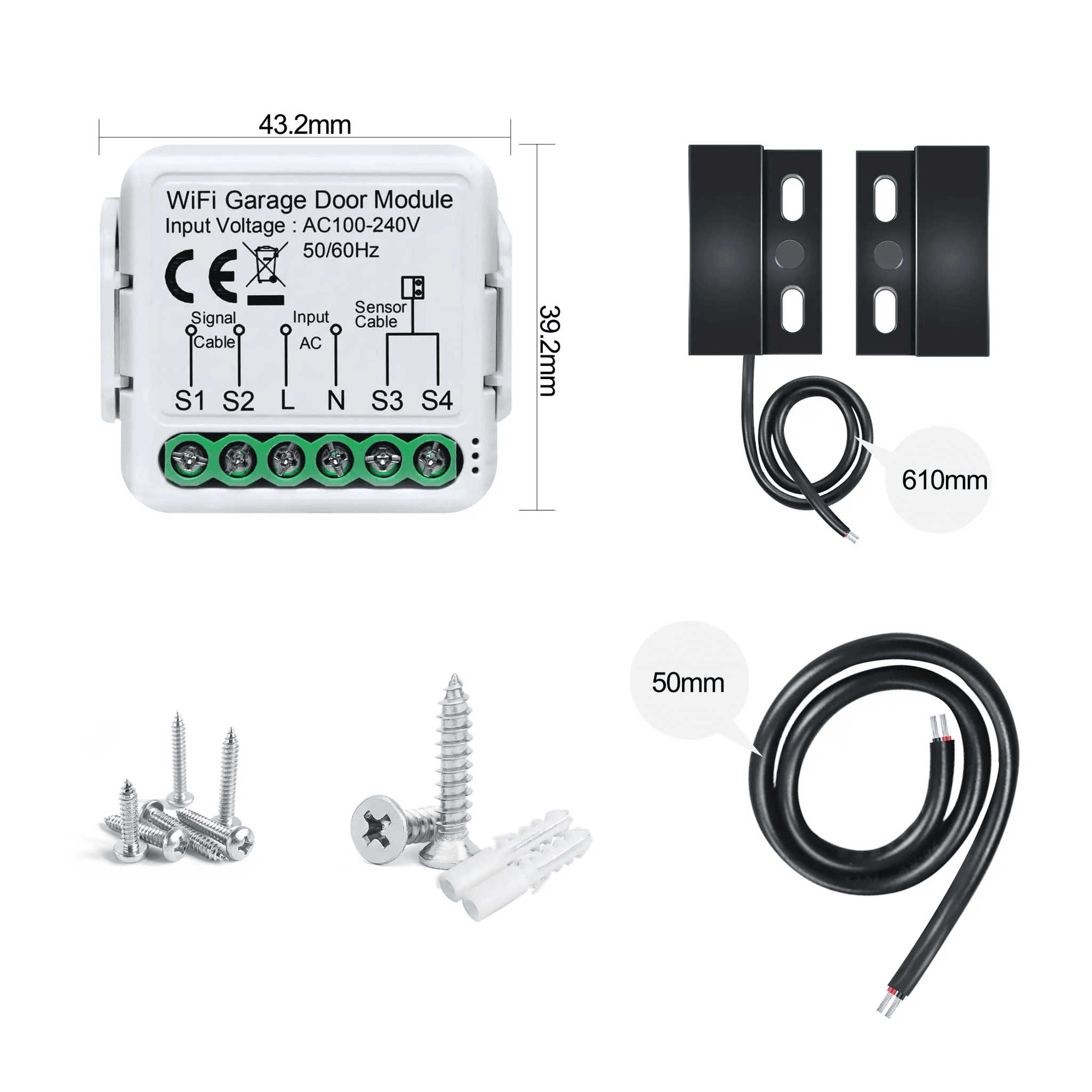GIRIER-Tuya Smart WiFi Garage Door Opener — image 1
