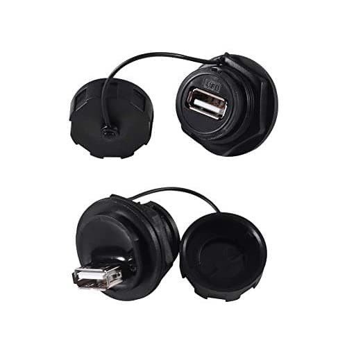 Waterproof USB 2.0/USB 3.0 Connector (Female to Female) — image 1