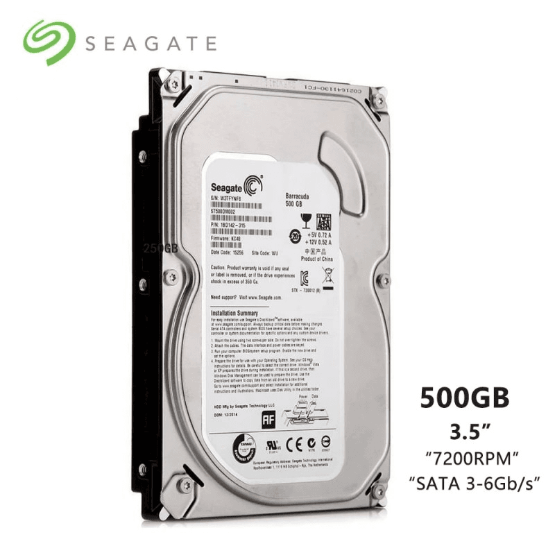 Seagate 3.5"Hard Drive 500 GB — image 1