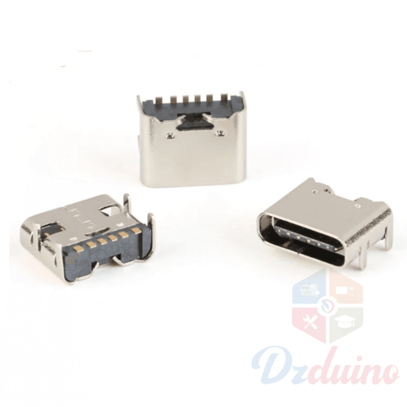  USB Type C 6P SMT Socket Connector — image 1