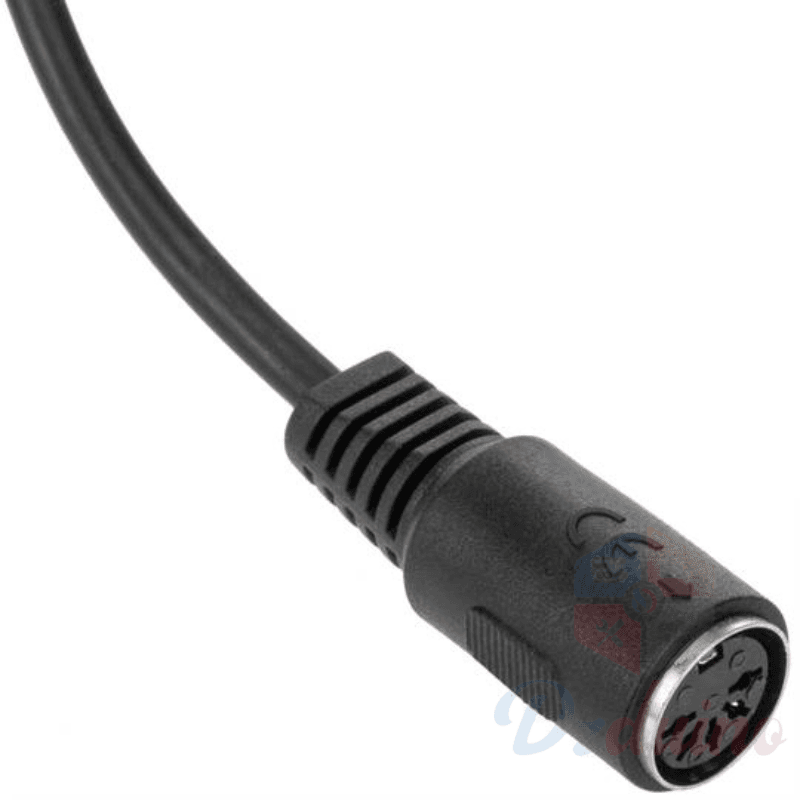 Panel Mount Female Jack DIN Adapter MIDI Cable Connector with Metal Case — image 1