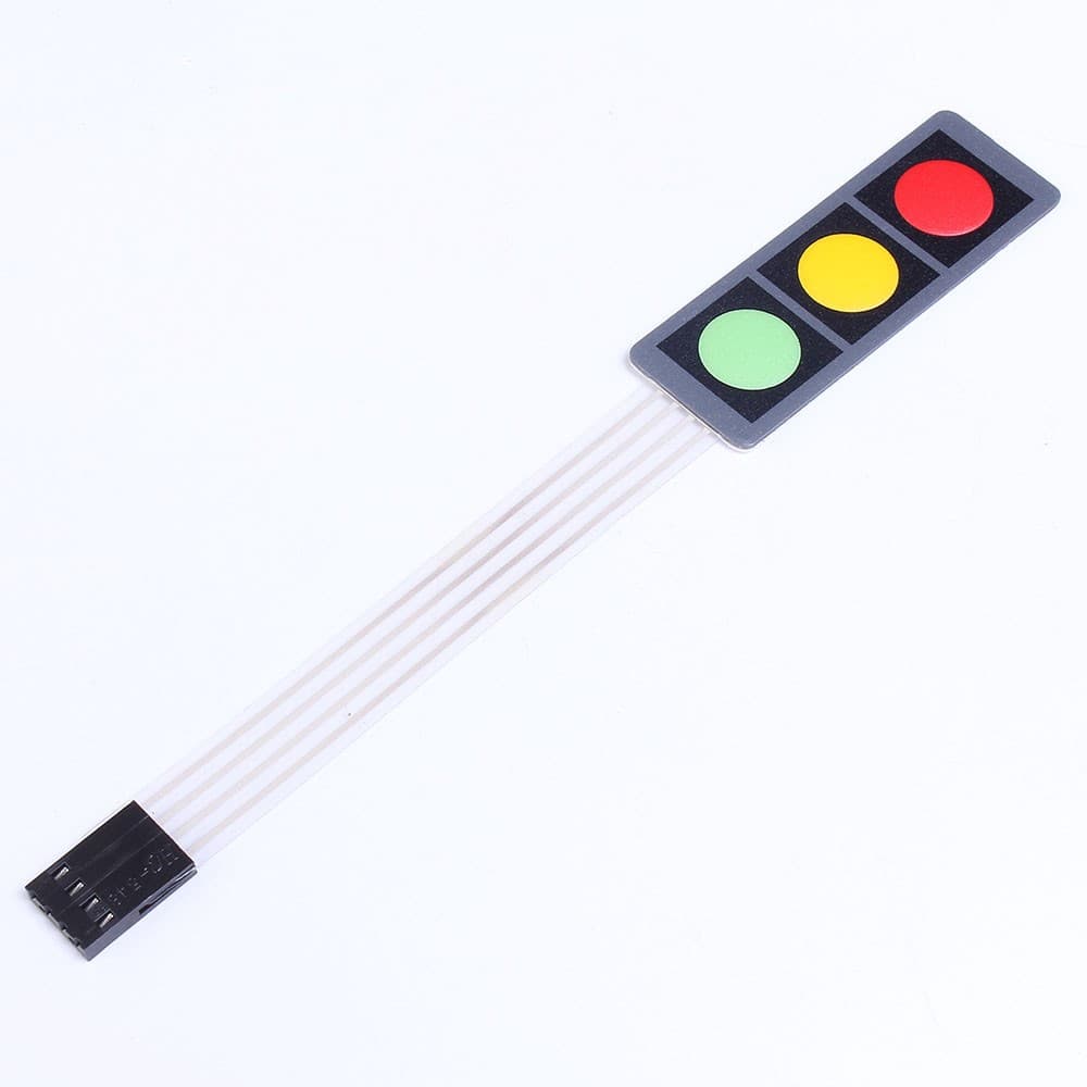  keyboard Control Panel Yellow+Red+Green — image 1