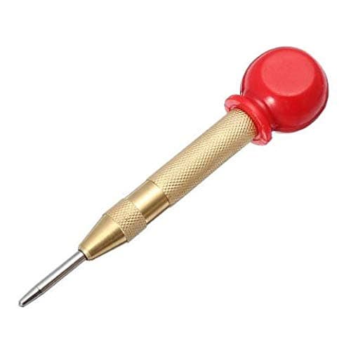 6mm Automatic Center Pin Punch with red hat — image 1