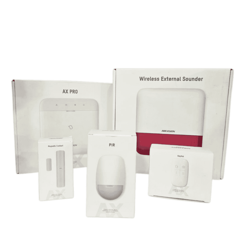 Hikvision DS-PWA64-Kit-WE – AX Pro Wireless Alarm Kit 64 Zones (LAN / Wi-Fi / 2G) — image 1