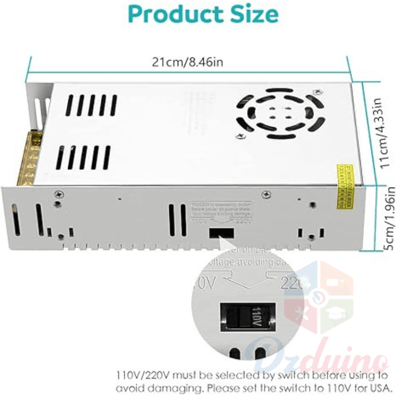 AC110V-220V to DC 5V 70A 350W Power Supply Transformer — image 1