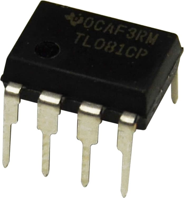 TL081CP IC JFET Input Operational Amplifiers DIP-8  — image 1