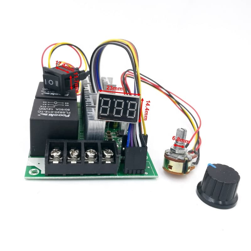 PWM speed controller DC motor 0~100% adjustable  MAX60A 12V 24V — image 1