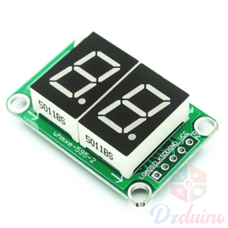 Display Module 7-Segment 2 Digit with 74HC595 — image 1