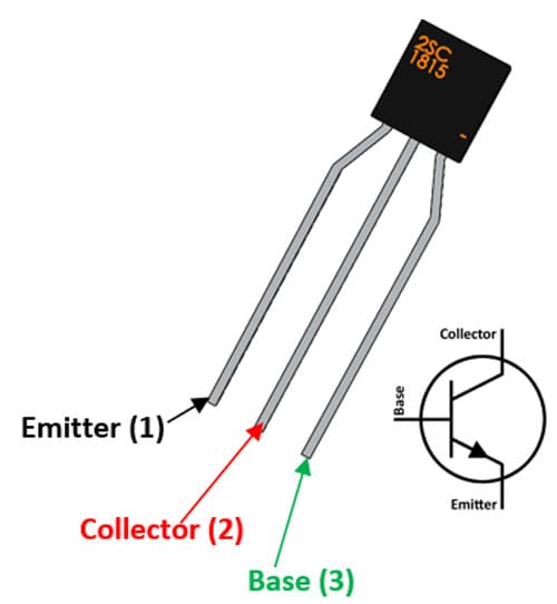2SC1815 transistor TO-92 0.15A 50V NPN  — image 1