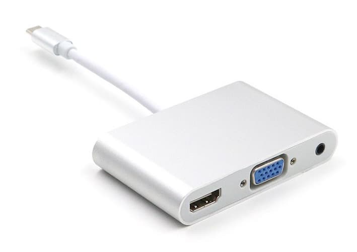 3 in 1 Adapter Type C to HDMI +VGA +3.5mm Audio — image 1