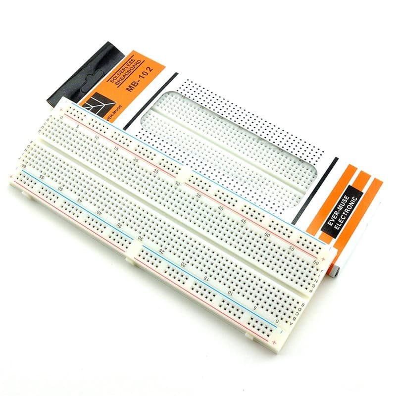 MB102 830 POINT SOLDERLESS PCB BREADBOARD — image 1