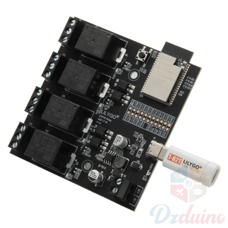 ESP32 Wireless Module DC 5V 4 Groups Relay Development Board ( Relay) — image 1