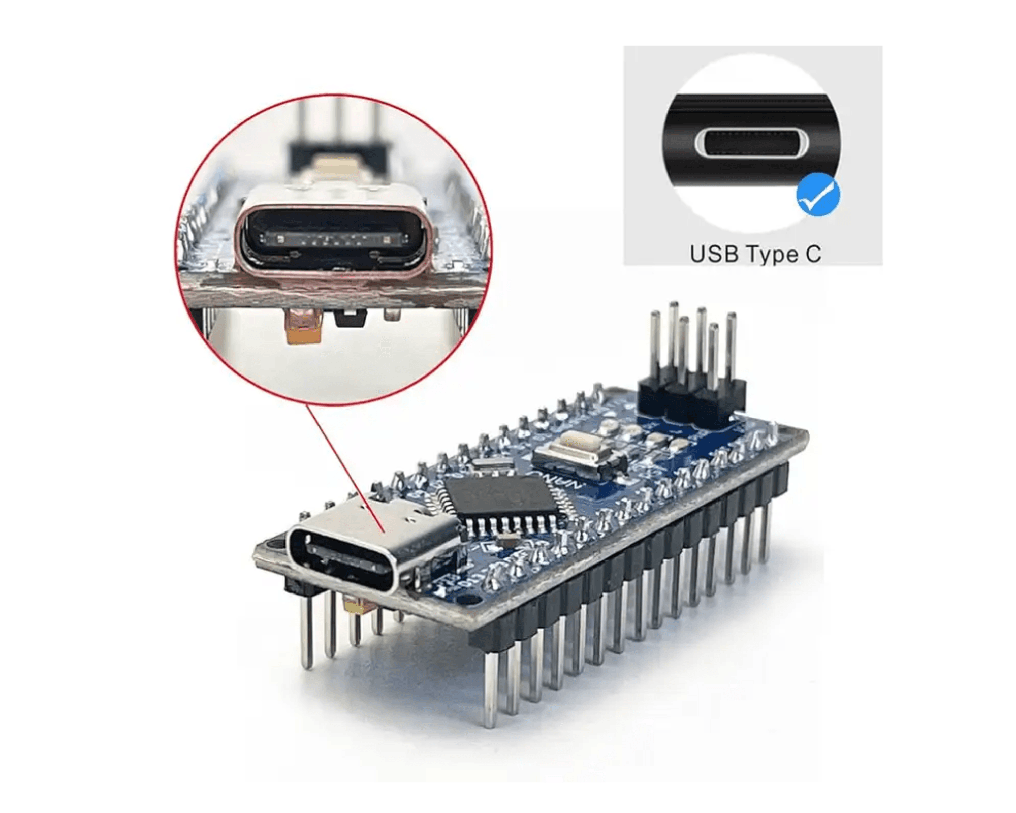 Arduino NANO 3.0 atmega328p (USB Type-C)  — image 1