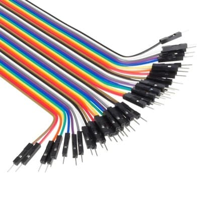 Male-Male Jumper Wires - 40 x 400mm  — image 1