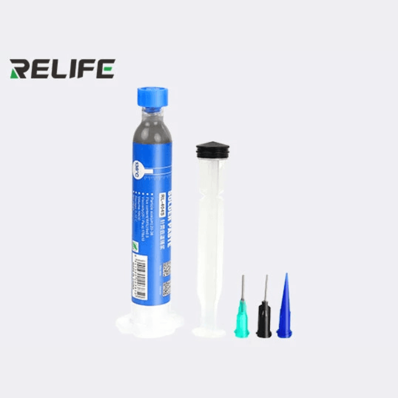 RELIFE RL-404S – Pâte à souder sans plomb 138 °C pour réparations électroniques de précision — image 1