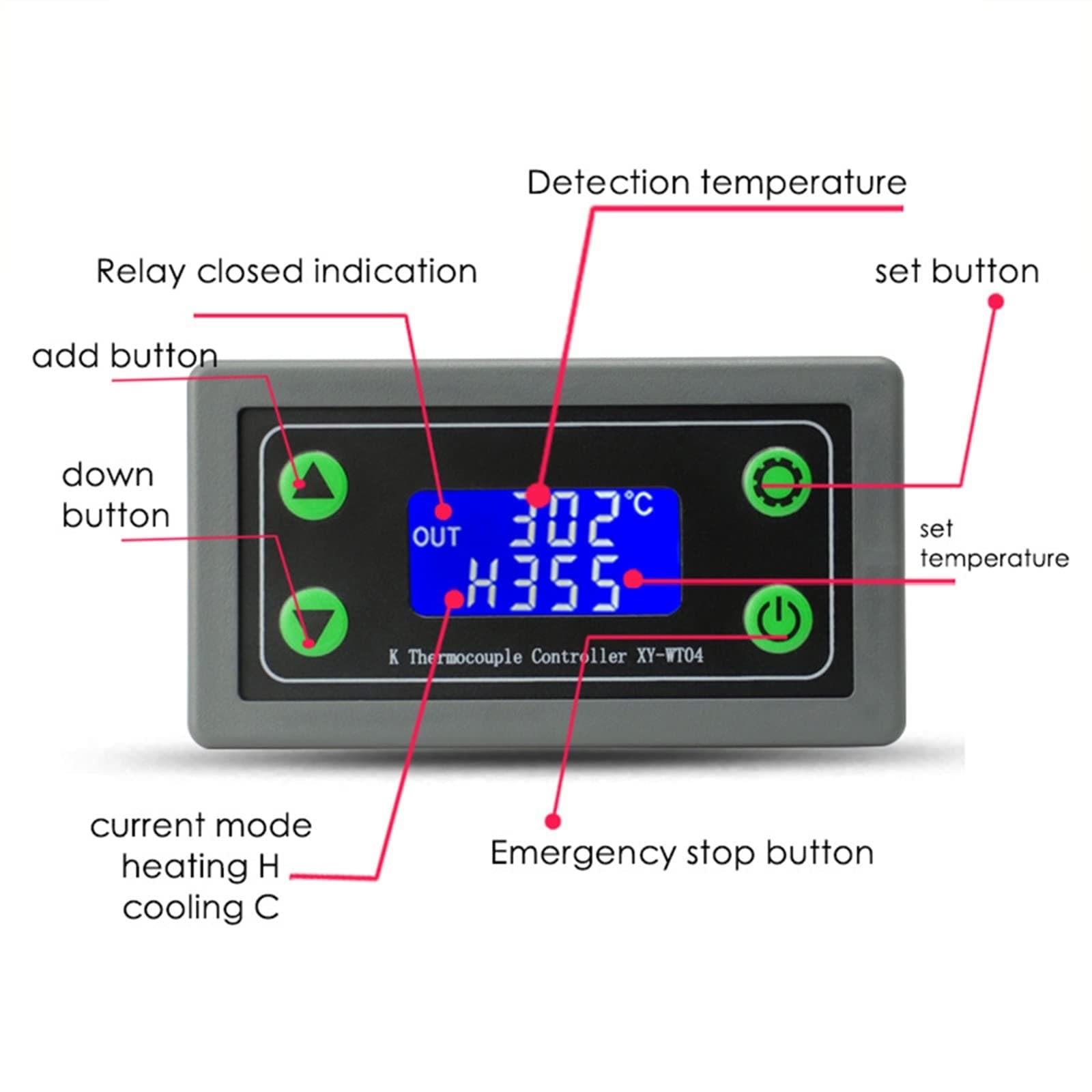 WIFI Digital Temperature Controller  XY-WT04-W — image 1