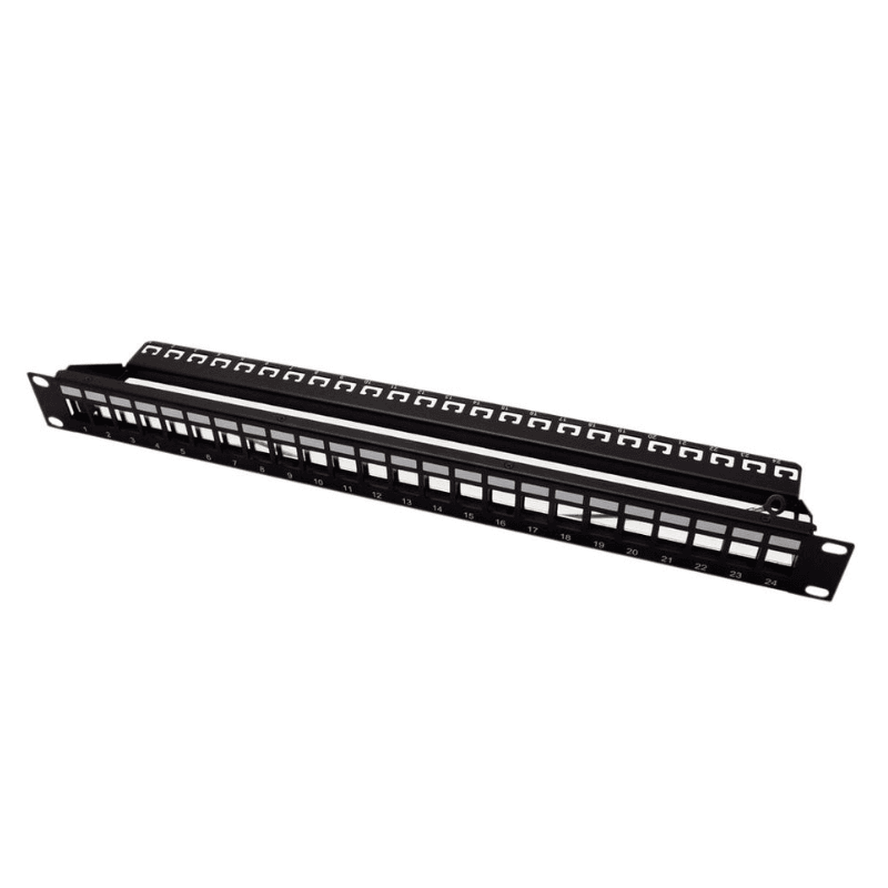 ROLINE 26.11.0360 Empty Patch Panel Compatible Keystone Core 24 Ports — image 1