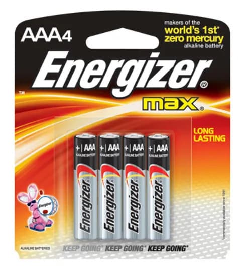 Battery Energizer 1.5 V  4XAAA   — image 1