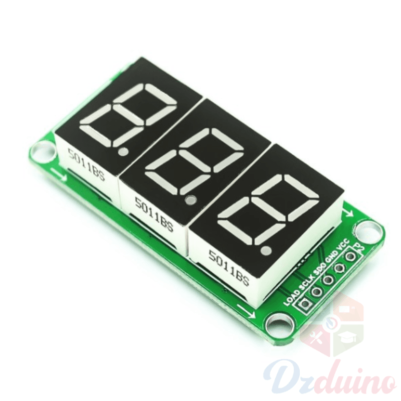Display Module 7-Segment 3 Digit with 74HC595 — image 1